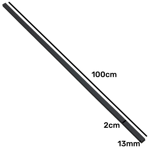 SAMOLEPIACIE TESNENIE NA DVERE, OKNÁ, BRÁNU, GUMU, PENOVÉ gumy, 13 mm, 1 m