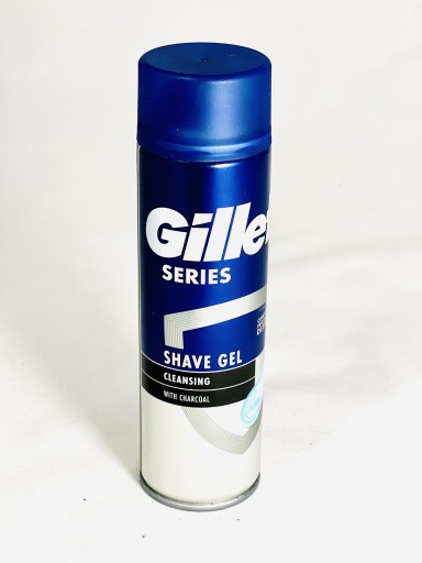 Gél na holenie Gillette Series Cleansing With Charcoal - gél na holenie 200 ml.