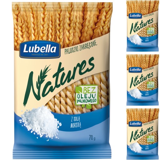 Lubella Natures točené tyčinky so soľou 4x70g