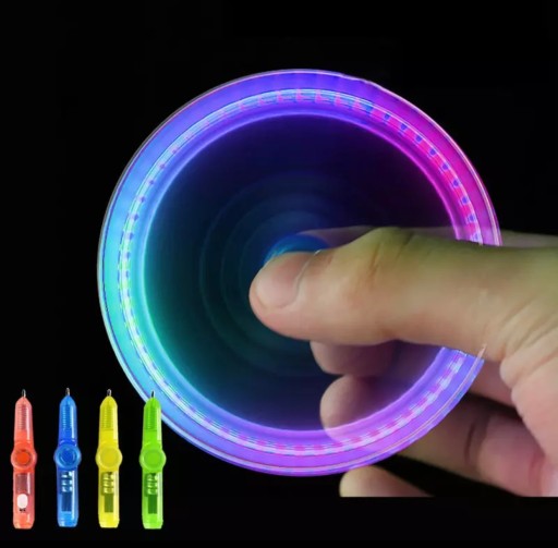 FIDGET SPINNER BALLPOINT ANTISTRESOVÉ 4 PERO TOČENIE PRE TRIKY TRIK