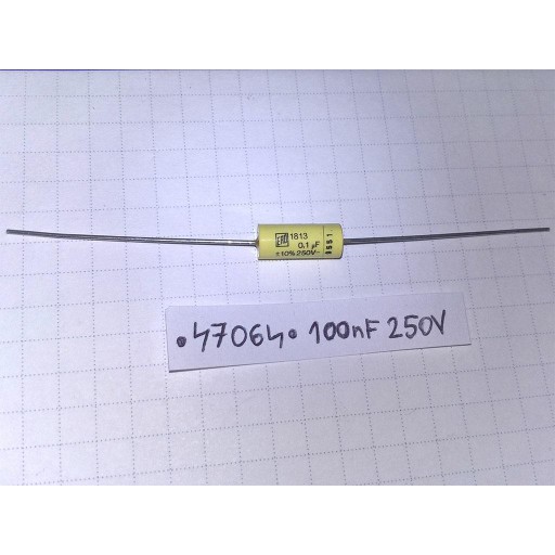 Kondenzátor 100nF 0,1uF 250V ERO MKT1813 Axial x5