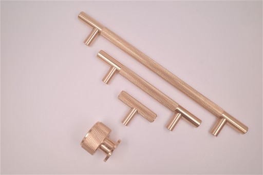 Hliníková nábytková úchytka PREMIUM GOLD ROSE 96mm