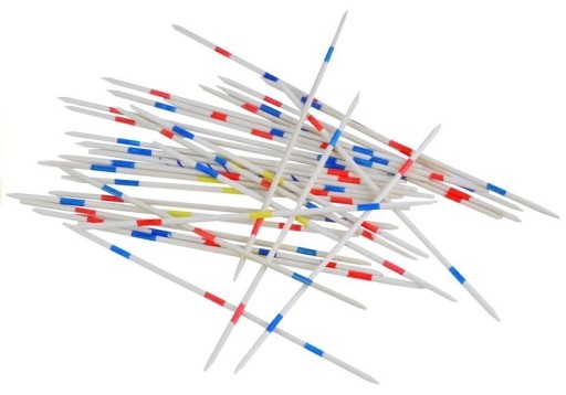 Spoločenská hra s drevenými paličkami Mikado Pieces