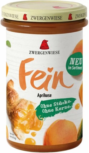 Marhuľová pena, BEZLEPKOVÁ, BIO, 280 g - ZWERGENWIESE