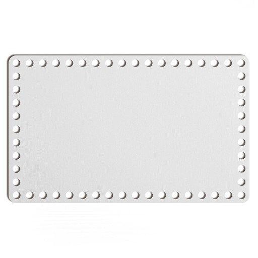 biely základný košík dno 19x31cm HDF obdĺžnik