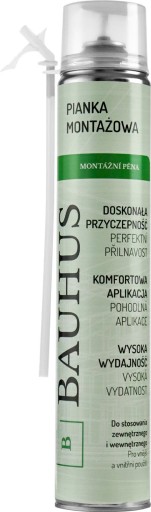 BAUHUS Penová montážna pena MALÉ 500ml ÚČINNÁ