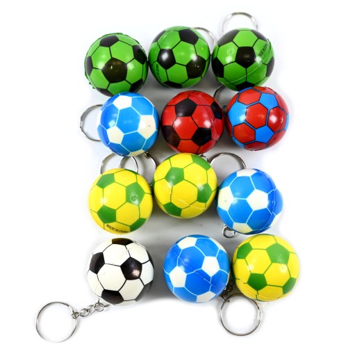 FUTBALOVÝ KEYRING MÄKKÝ FUTBALOVÝ PRÍVESOK SADA 12ks
