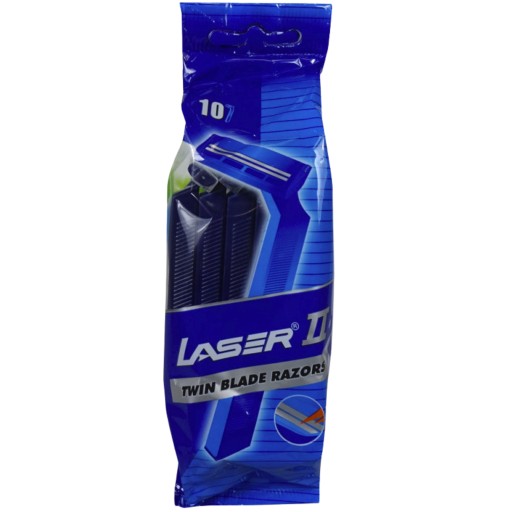 Jednorázové holiace strojčeky pre mužov Laser 2 Double-Blade 10 ks