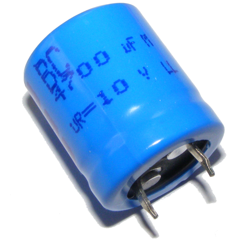Elektrolytový kondenzátor 4700uF 10V zaklapávací BC x2