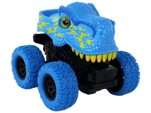 Gumové kolesá pre terénne vozidlá Tyrannosaurus Rex Pusher modré