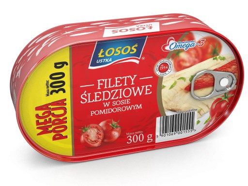 FILETY SLEĎA, LOSOS 300G V RAJKOVEJ OMÁČKE