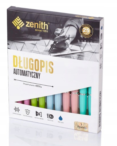 Automatické guľôčkové pero ZENITH 7 PASTEL LIGHT GREEN