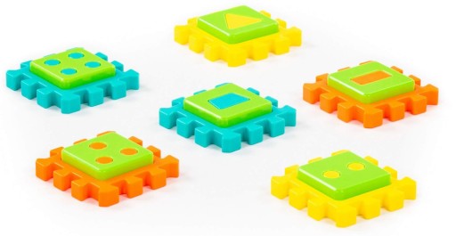 Polesie vzdelávacie PUZZLE 12 kusov triedič tvarov 1+