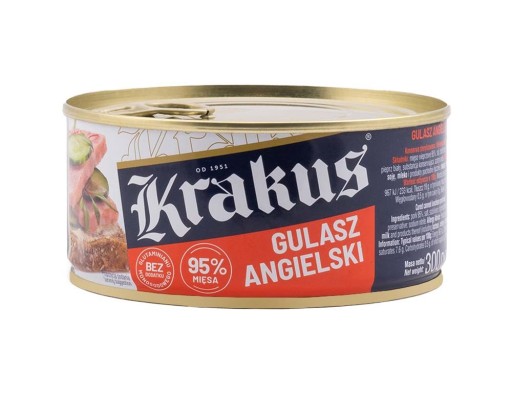 Anglický guláš Krakus z konzervy 300g