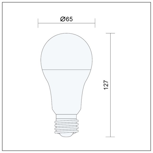LED ŽIAROVKA SENZOR POHYBU A SÚMRAK MIKROVLNKA A65 E27 10W NEUTRÁL