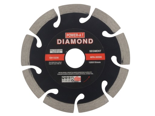 DIAMANTOVÝ KOTOÚČ POWER-AT NA REZANIE BETÓNU, KOCKKA 125