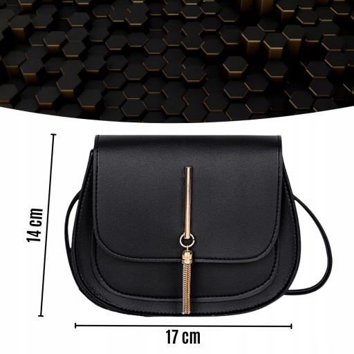 BLACK Classic dámska taška cez rameno STYLISH MINI ELEGANT