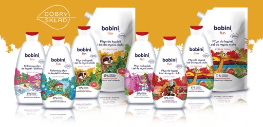 Bobini Fun Tekutý a prací gél Citrus s vysokou penou 500 ml