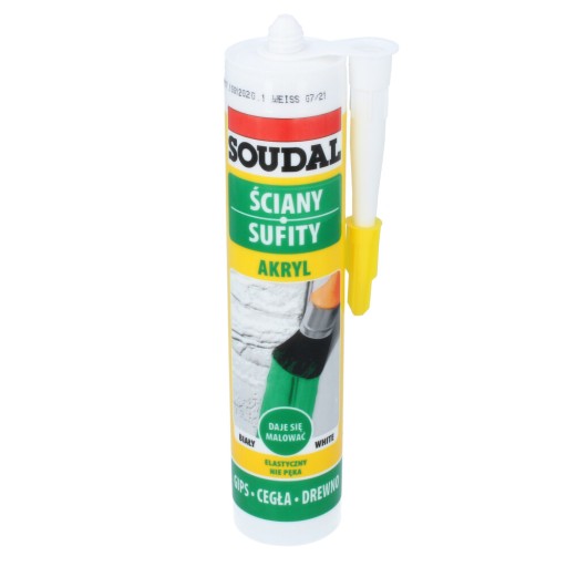 BIELY AKRYL SOUDAL 280ML