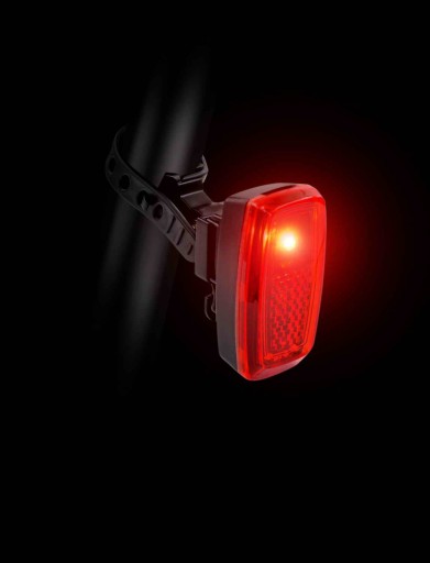BREAK 5 LED ZADNÉ SVETLO NA BICYKEL 2 REŽIMY IPX44