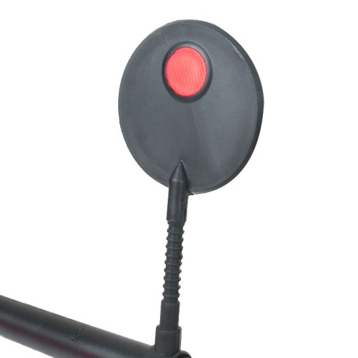 Zrkadlo na bicykel s odrazkou, univerzálne pravé alebo ľavé - priemer 8mm