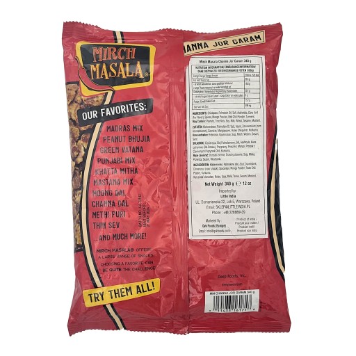 Chana Jor Garam Mirch Masala snack 340g