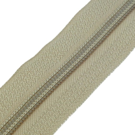 Zipsová páska, zips, béžová, farba 098, 1 METER