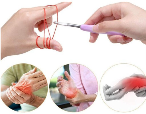 Háčiky na háčkovanie sada 6 kusov háčikov 2_2,5_3_4_5_6mm ergonomická mäkká rukoväť
