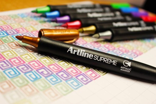 MARKER permanentný dekoratívny popisovač marker Artline supreme 1,0mm ZLATÝ