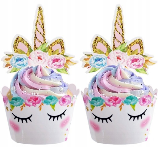 UNICORN narodeninové papierové poháre UNICORN horse birthday PARTY 6 ks