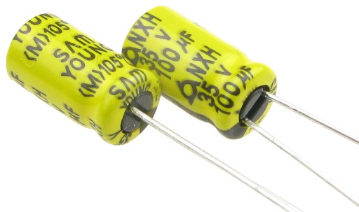 Elektrolytický kondenzátor 100uF/35V LOW ESR SamYoung NXH (2 ks) /4122-2