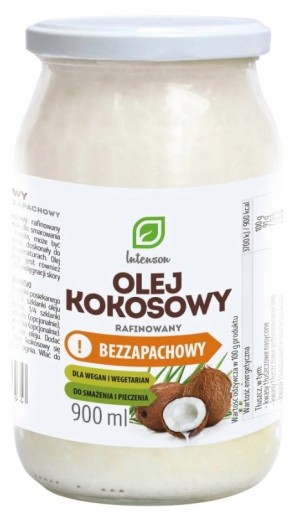 Rafinovaný kokosový olej Intenson 900 ml