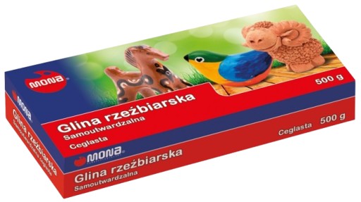 Tehliarska hlina 0,5 kg, samotvrdnúca sochárska MONA