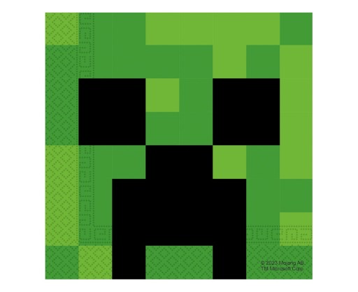 Minecraft papierové obrúsky 33x33cm 20 ks