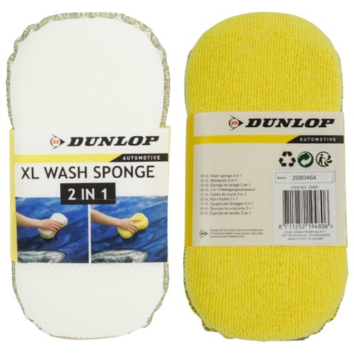 HUBKA NA UMÝVANIE AUTA UMÝVAČKA AUTA S MIKROVLÁKNOM 2 V 1 XL DUNLOP