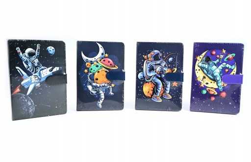 ZATVORENÝ NOTEBOOK SPACE NOTEBOOK DIÁR PLANET SPACEMAN RÔZNE FARBY