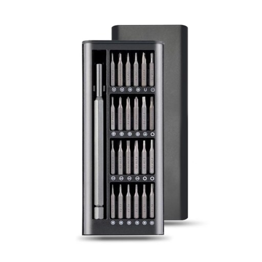 SKRUTKOVAČ SADA PRESNÉHO NÁRADIA SKRUTKOVAČA TORX KOVOVÝ KUFZOR 25 V 1