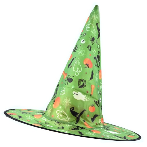 HALLOWEENSKÝ KLOBÚK ČARODEJNICA SA VYBAVUJE RÔZNYM DIZAJnom