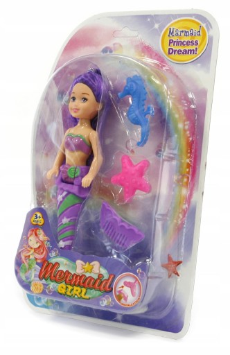 BÁBIKA MORSKEJ VÍLY S DOPLNKAMI mini bábika 18cm