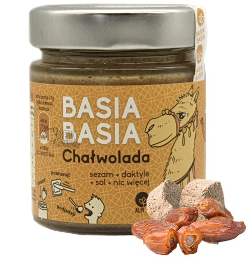Chałwolada krém s praženým sezamom BASIA 210 g