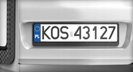 DACAR 3D UHLÍKOVÝ RÁM NA ŠPZ