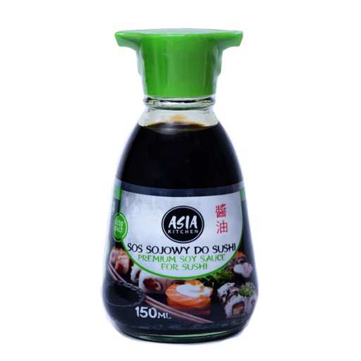 Sushi Premium bezlepková sójová omáčka 150ml so zníženým obsahom soli