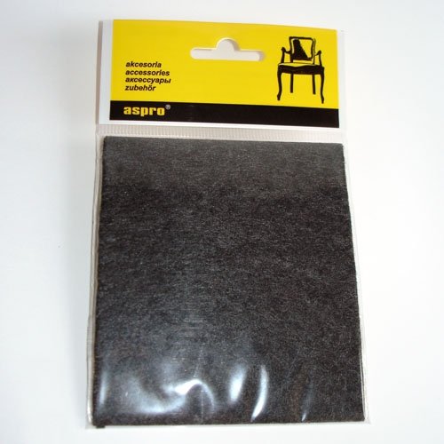 SAMOLEPIACA PODLOŽKA PLSTENÁ 100x120MM ČIERNA