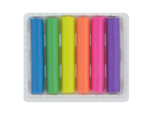 CRICCO fluorescenčná plastelína, 6 farieb