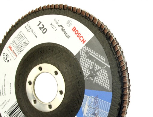 BOSCH KOTOUČ KLAPKA 125mm GR.120 NA KOV