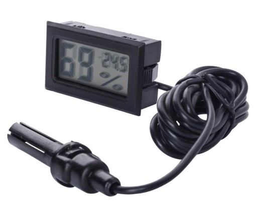 Digitálny elektronický teplomer vlhkomer so sondou