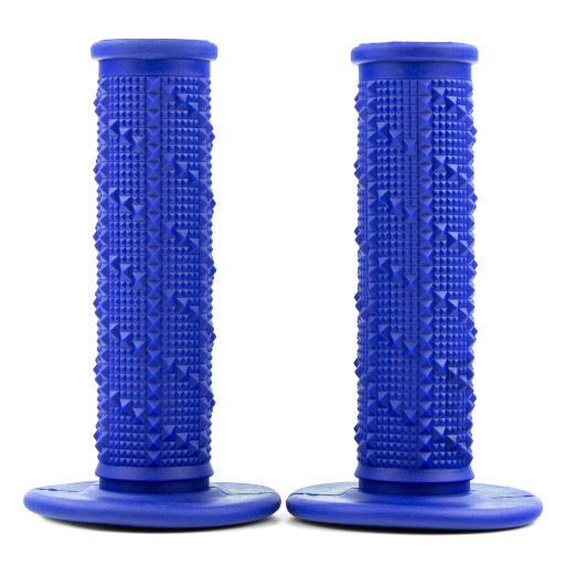 Univerzálne enduro gripy na motorku, 22 mm, gumené, modré