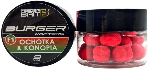 Feeder Bait Burger F1 OCHOTKA KONOPIA wafters 9mm method feeder zabijak