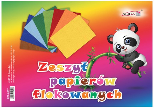zošit flokulovaných papierov 17x25cm ZPF-8507