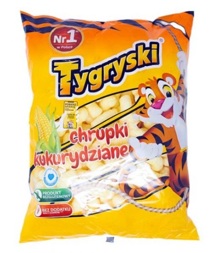 Chrumkavé kukuričné tigre 90g